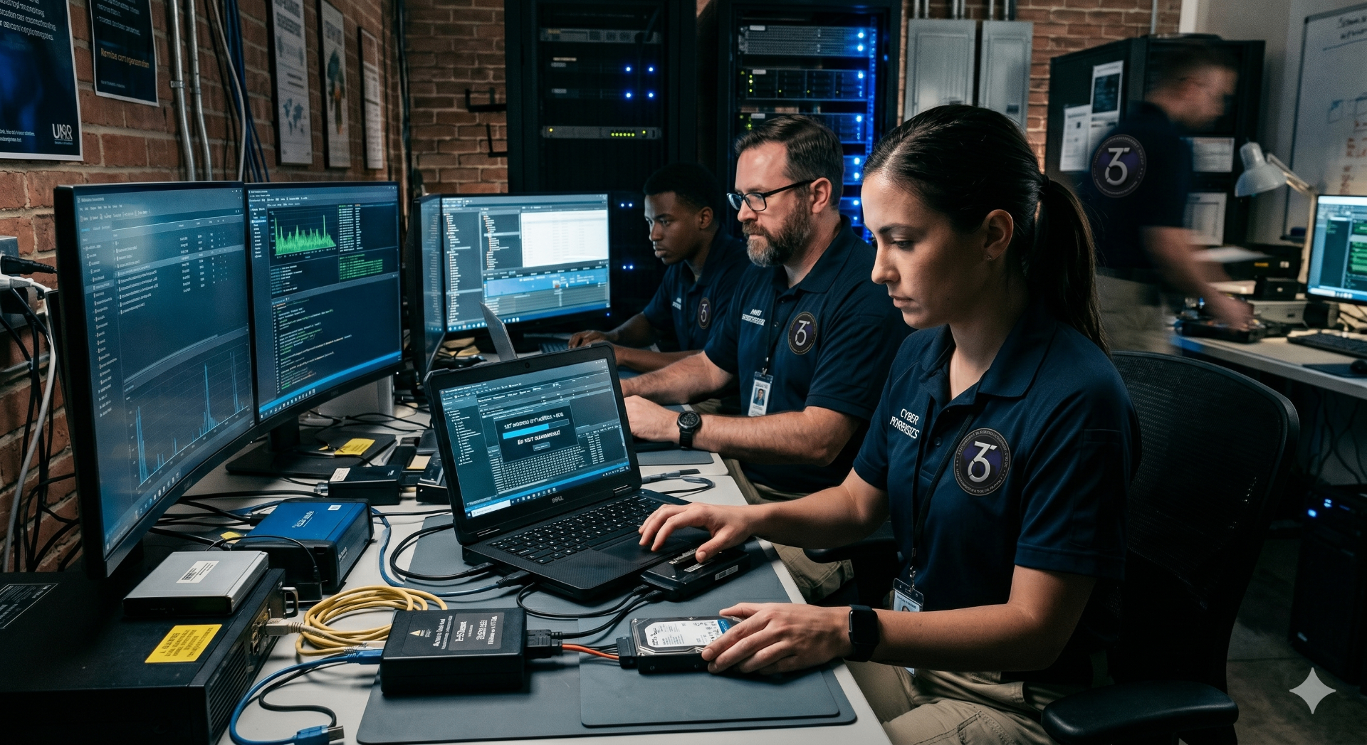 Digital forensics workstation acquiring and analyzing disk and memory images for cyber investigation